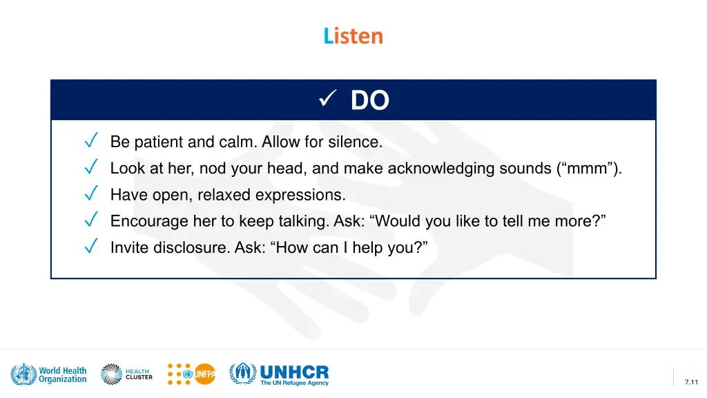 listen