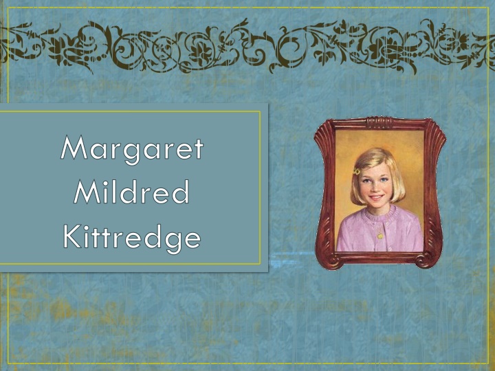 margaret mildred kittredge
