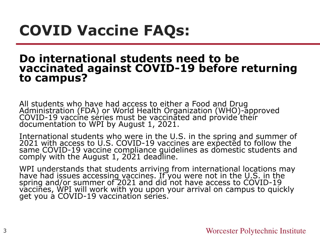 covid vaccine faqs