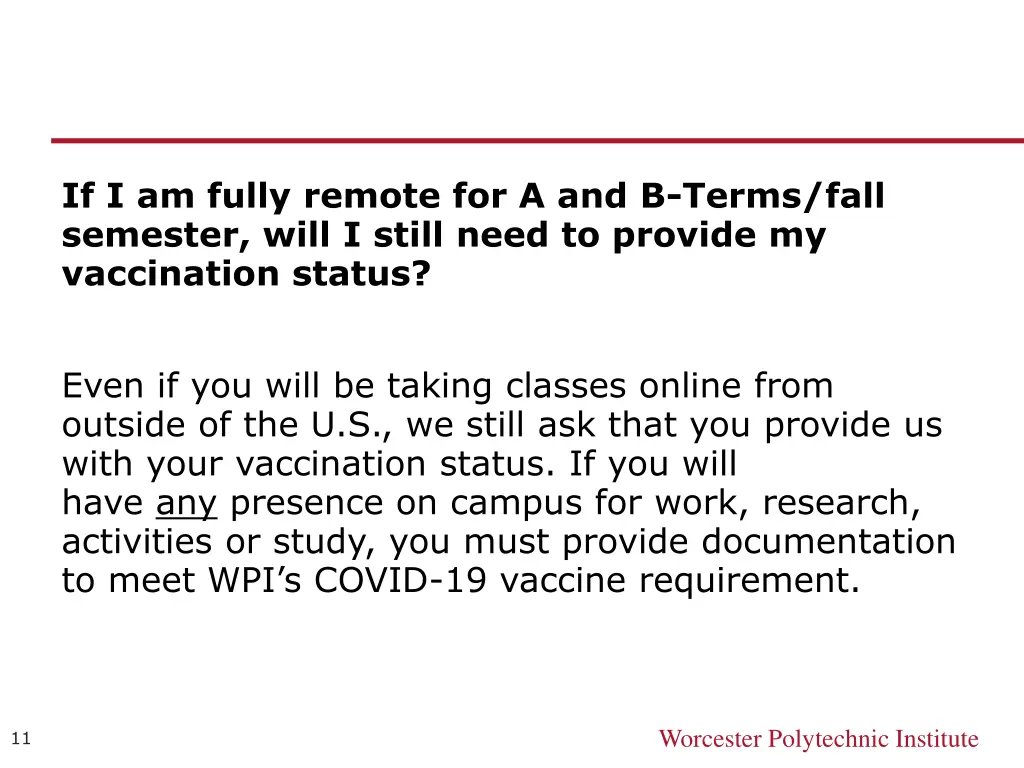 if i am fully remote for a and b terms fall
