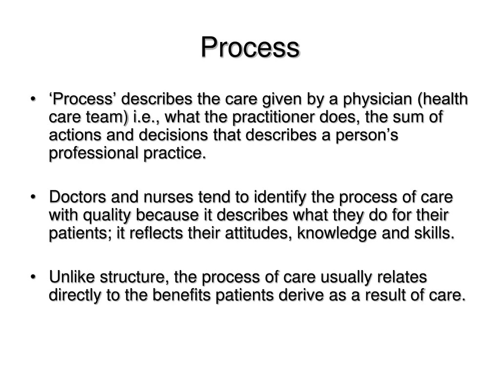 process