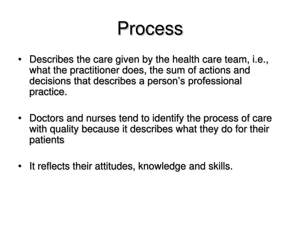 process