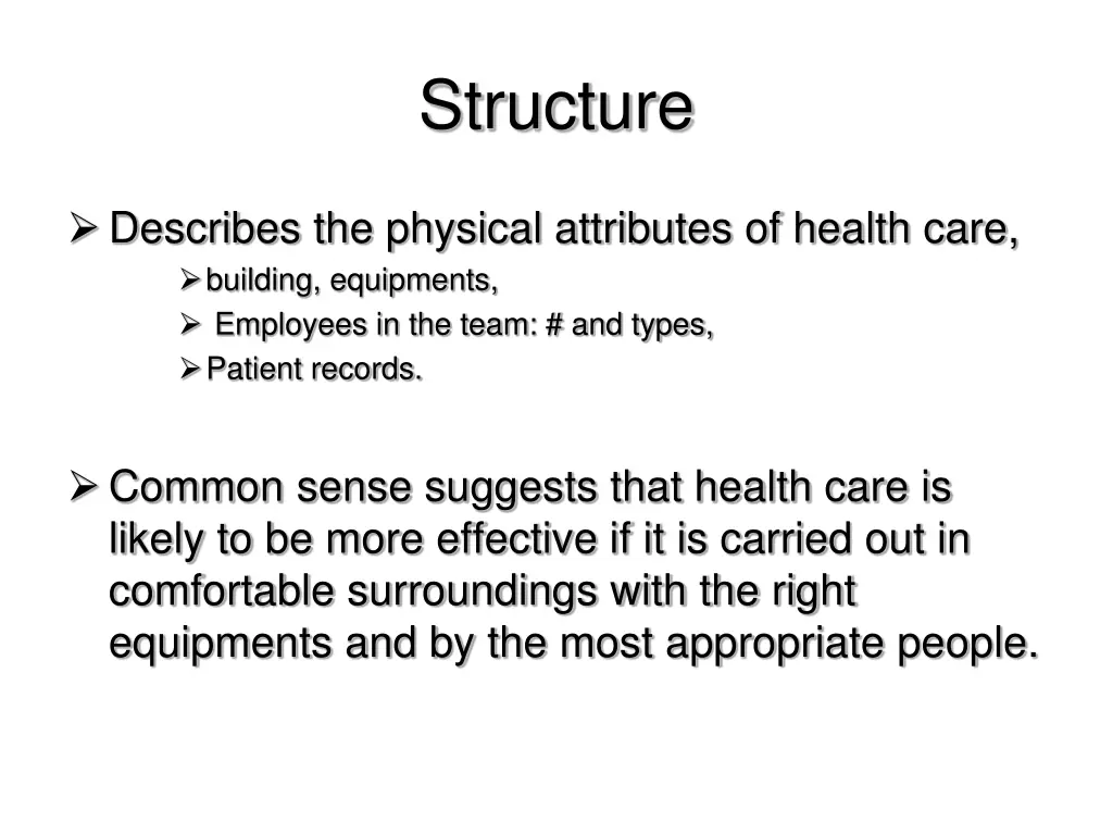 structure