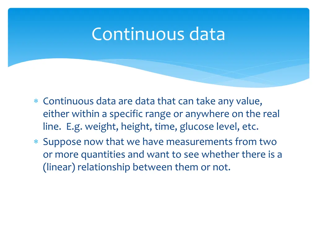 continuous data 1