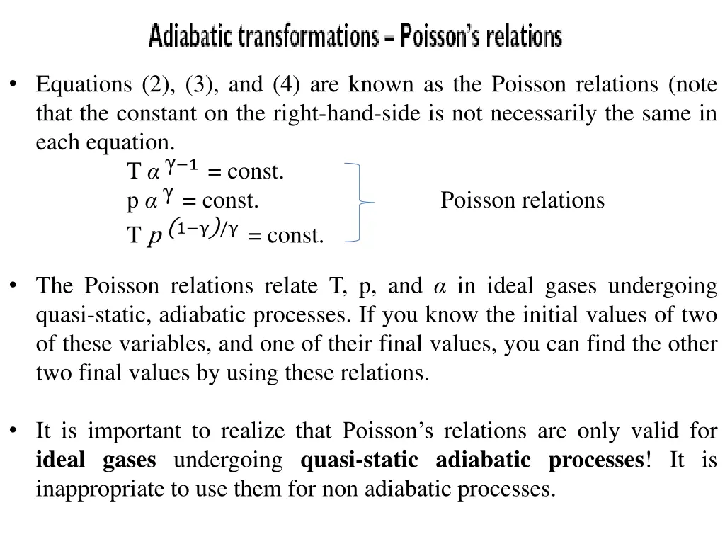 equations 2 3 and 4 are known as the poisson
