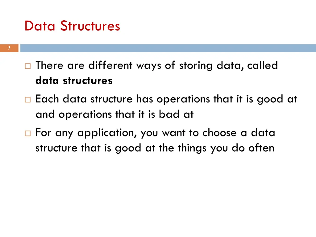 data structures
