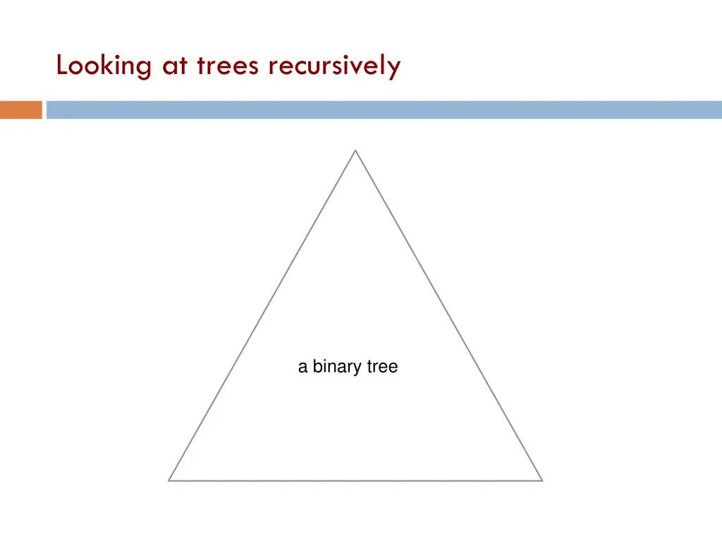 looking at trees recursively 1