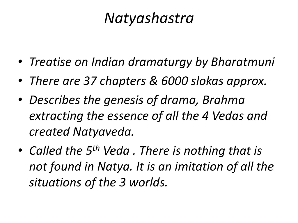 natyashastra