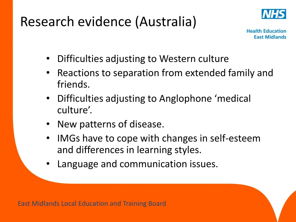 research evidence australia