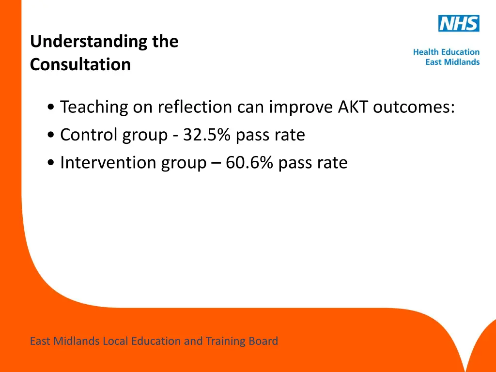 understanding the consultation