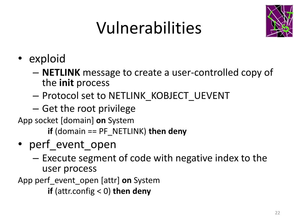 vulnerabilities 1