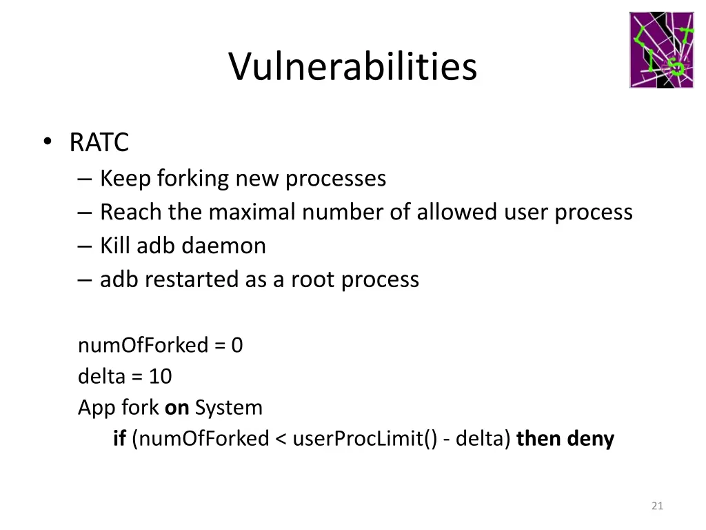 vulnerabilities