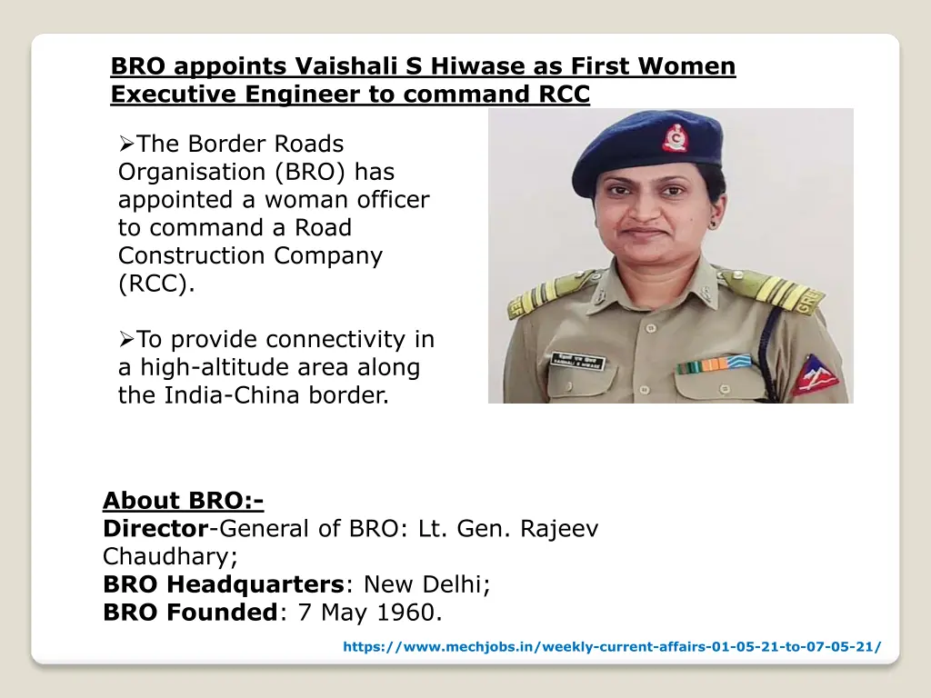 bro appoints vaishali s hiwase as first women