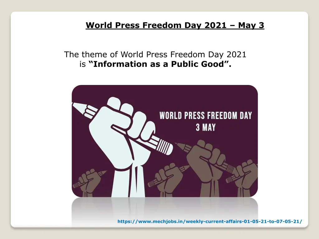 world press freedom day 2021 may 3