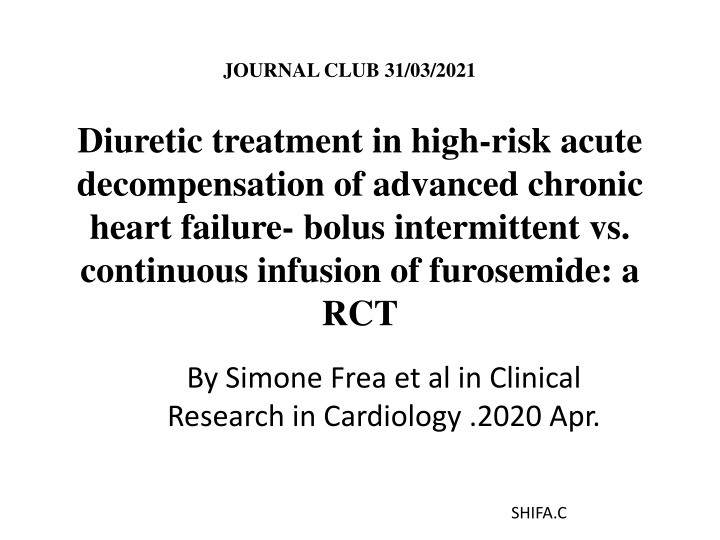 journal club 31 03 2021