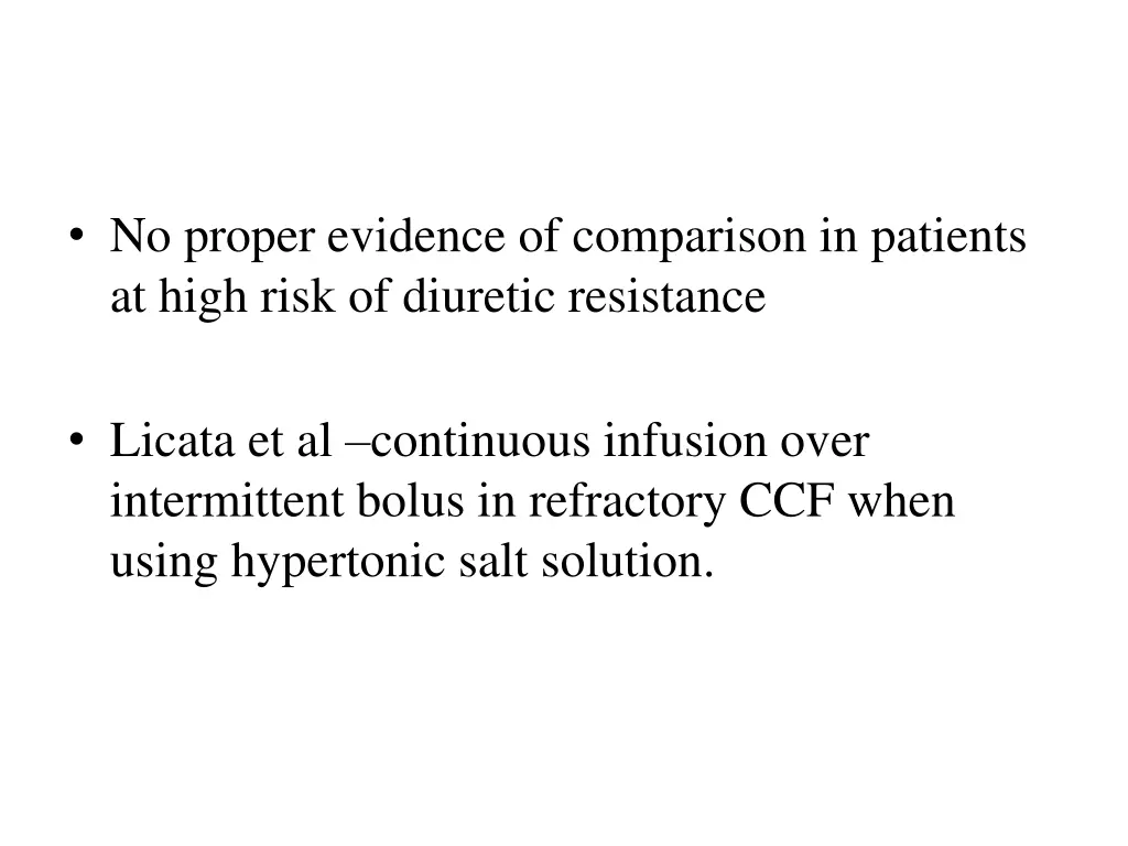 no proper evidence of comparison in patients