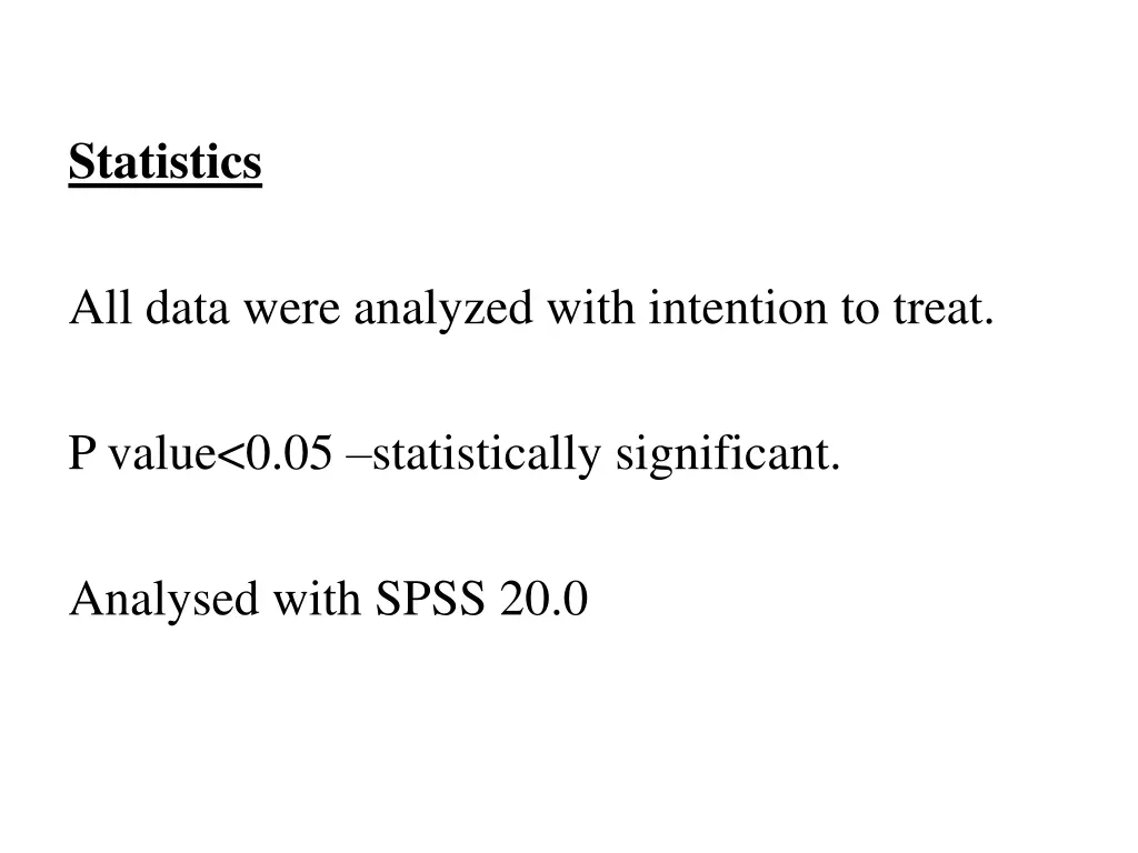statistics