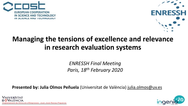 managing the tensions of excellence and relevance