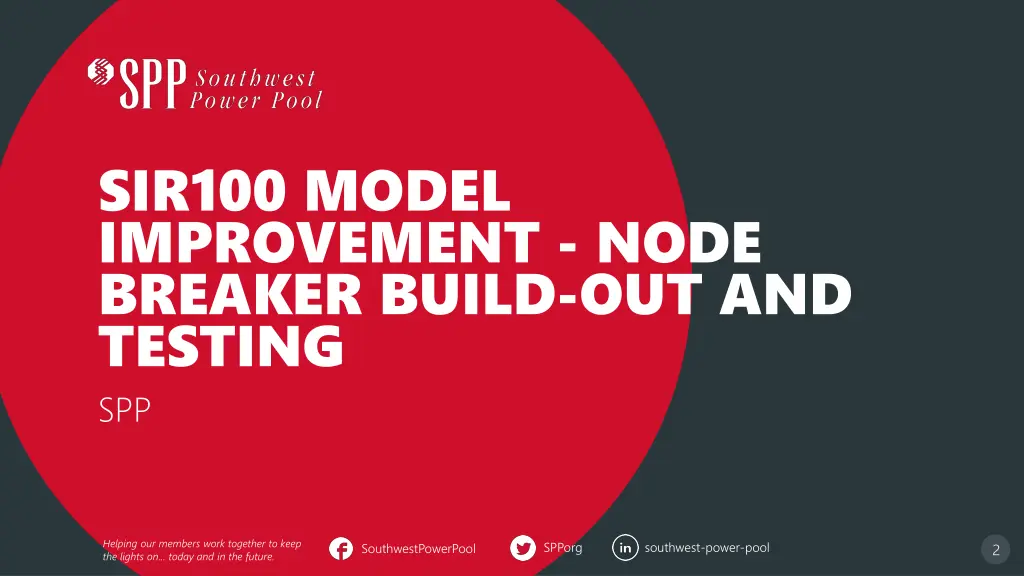 sir100 model improvement node breaker build
