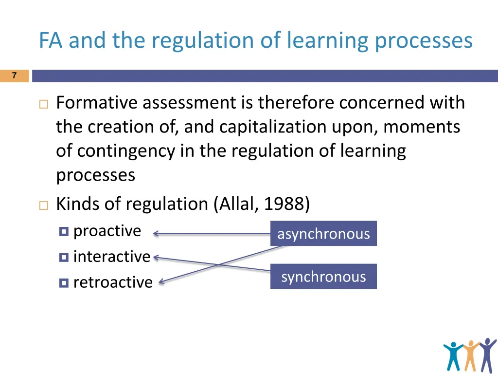 fa and the regulation of learning processes
