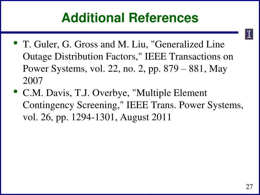 additional references 1