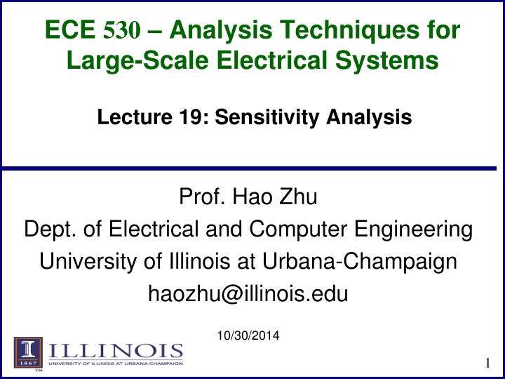 ece 530 analysis techniques for large scale