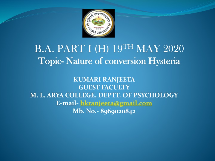 b a part i h 19 th may 2020 topic topic nature