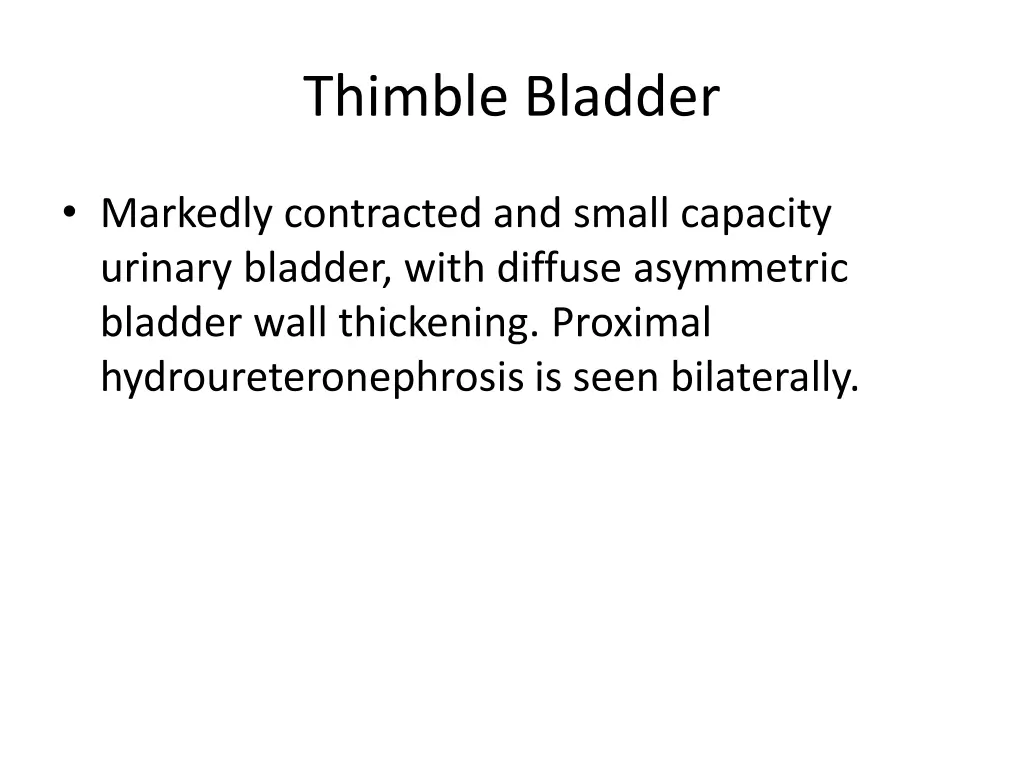 thimble bladder