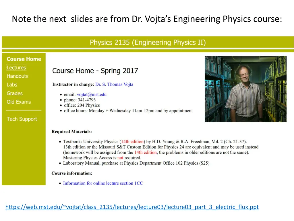 note the next slides are from dr vojta