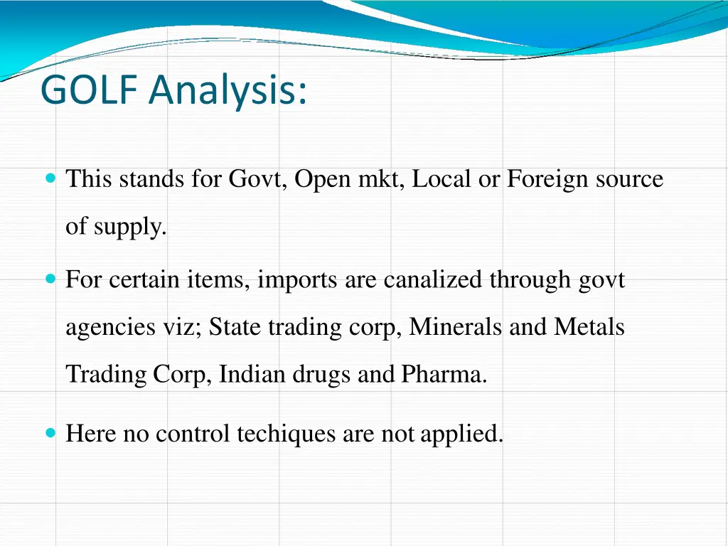 golf analysis