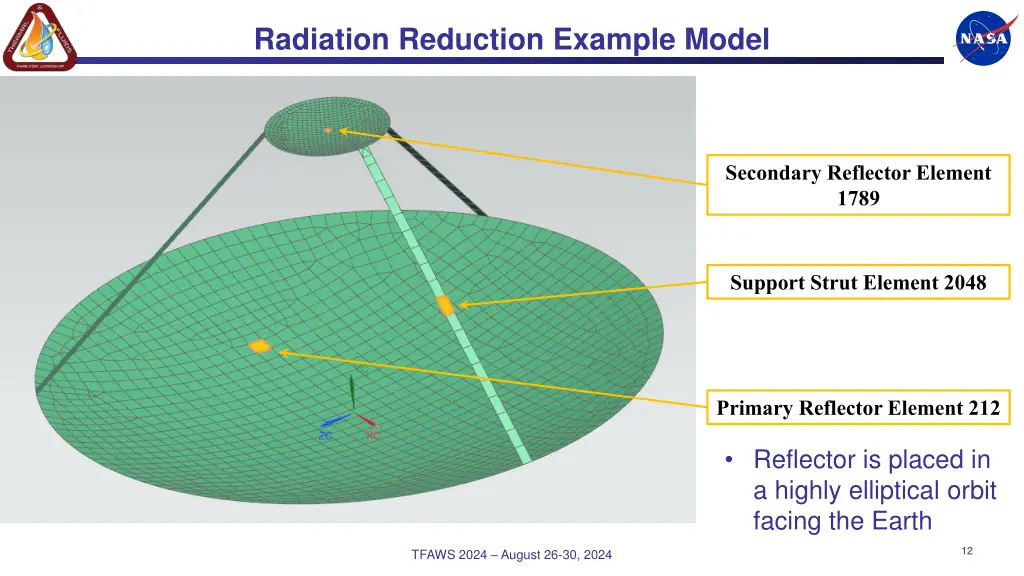 radiation reduction example model