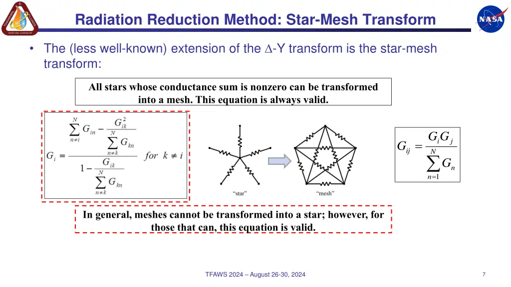 radiation reduction method star mesh transform