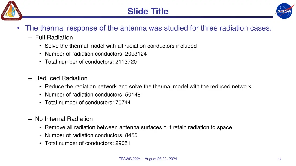 slide title