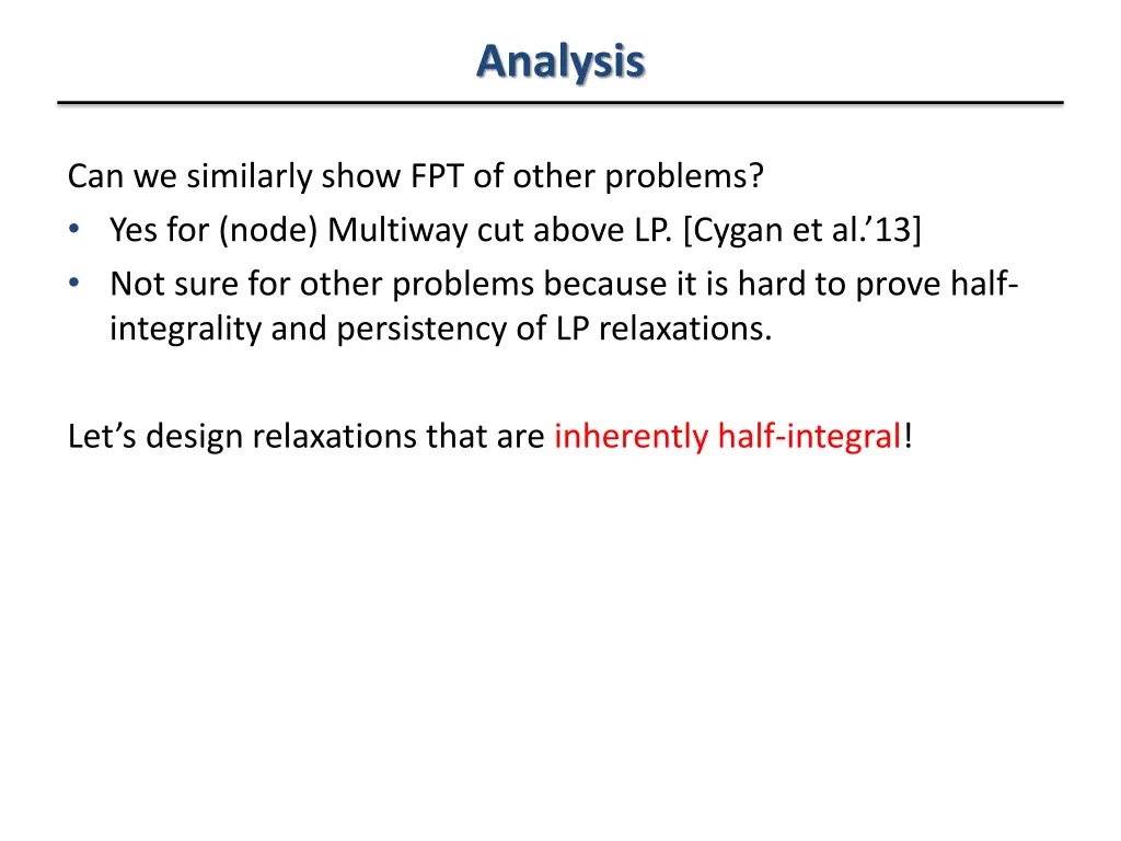 analysis