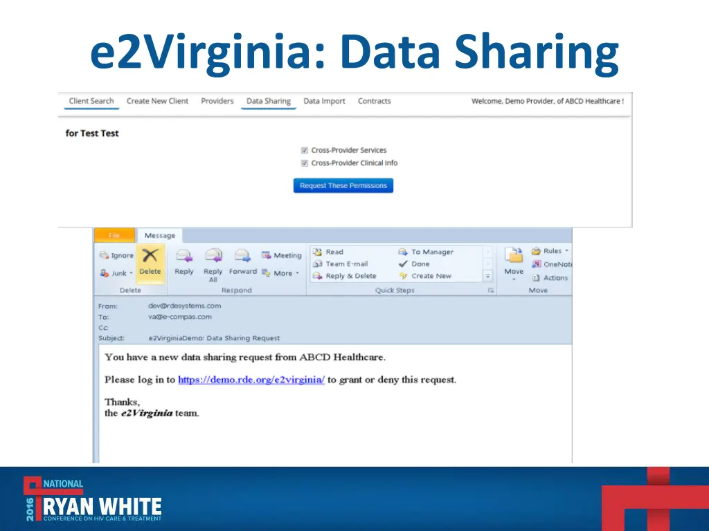 e2virginia data sharing