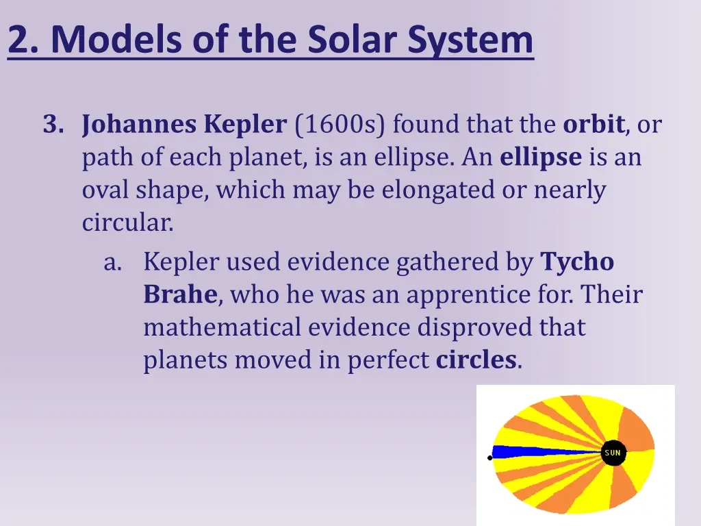2 models of the solar system 2