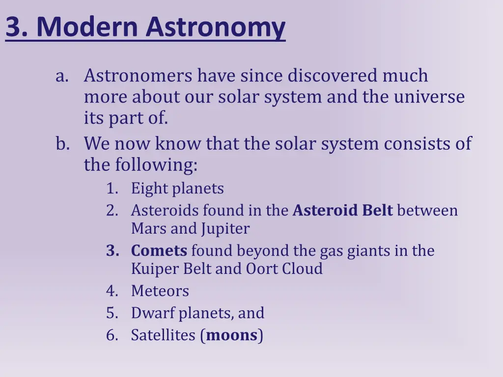 3 modern astronomy