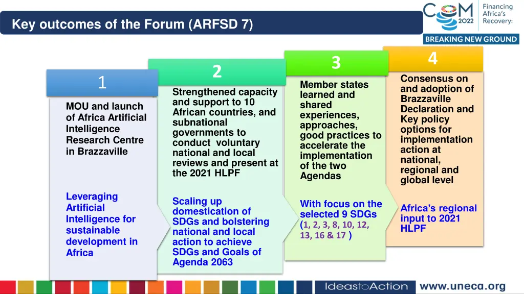 key outcomes of the forum arfsd 7