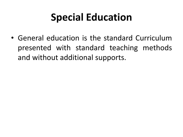 special education