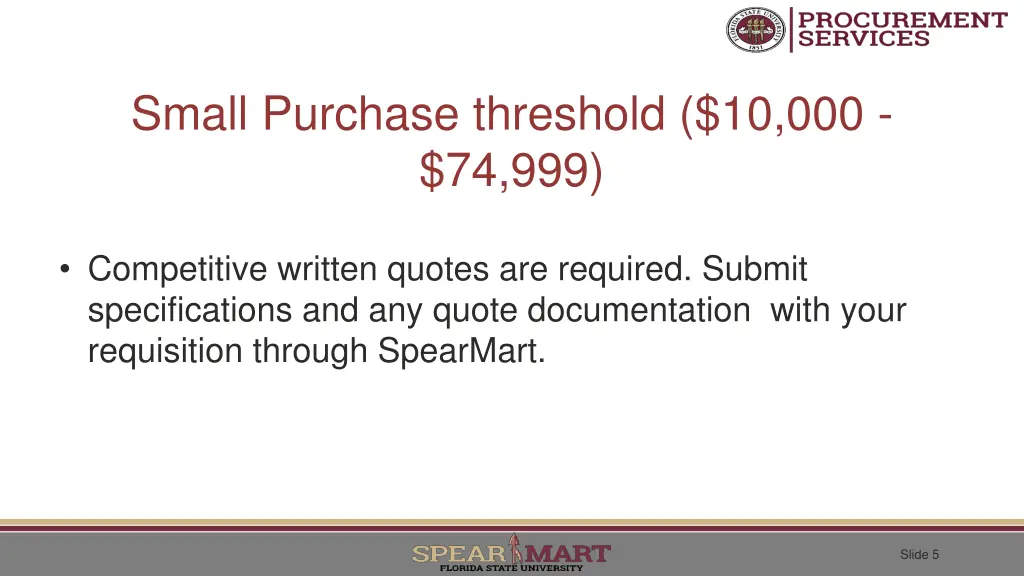 small purchase threshold 10 000 74 999