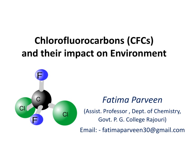 chlorofluorocarbons cfcs and their impact