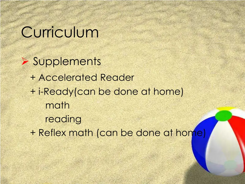 curriculum