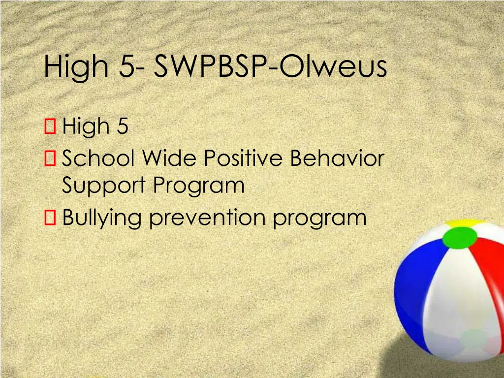 high 5 swpbsp olweus