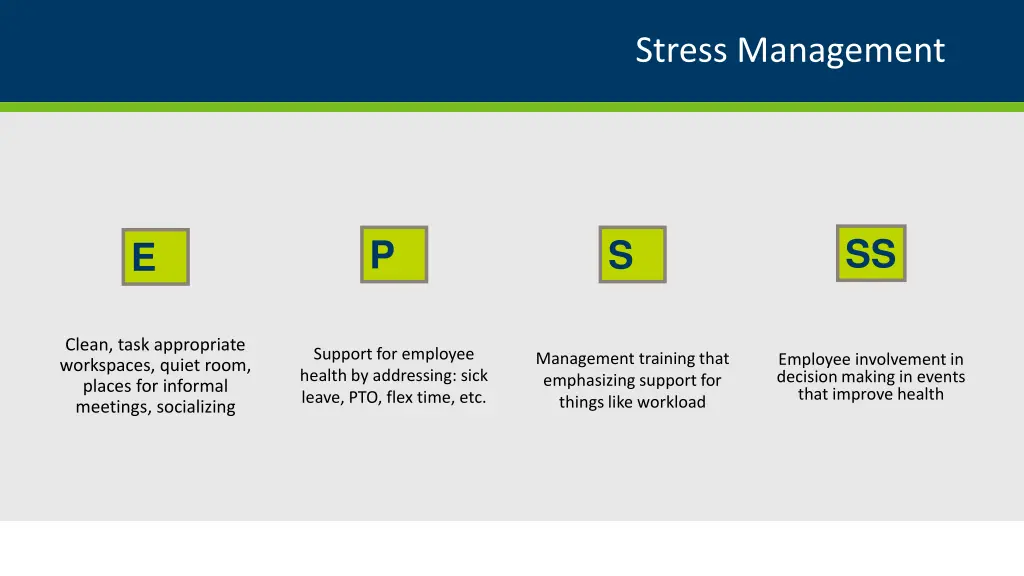 stress management