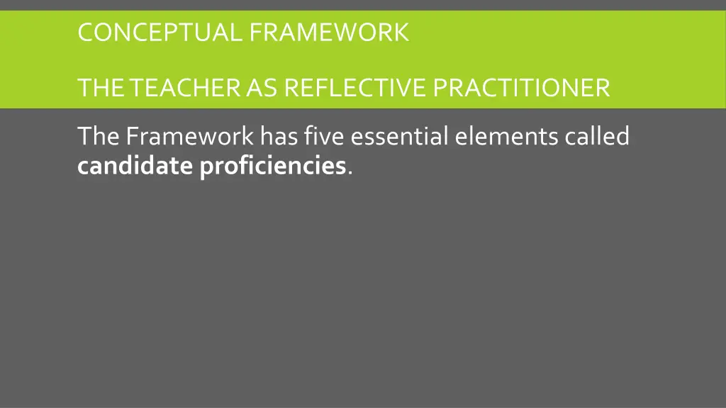 conceptual framework