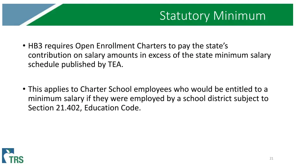 statutory minimum