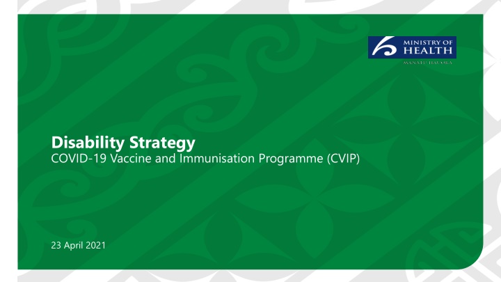 disability strategy covid 19 vaccine
