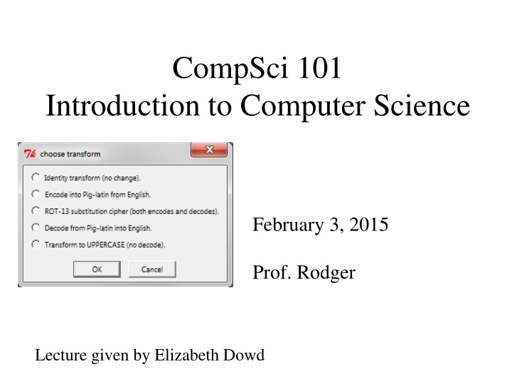 compsci 101