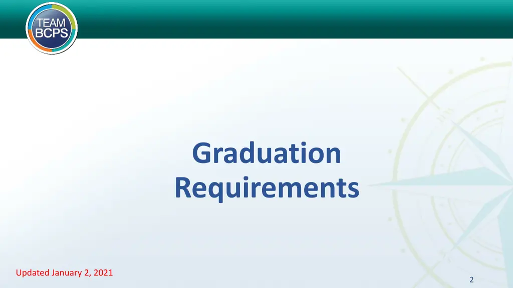 graduation requirements