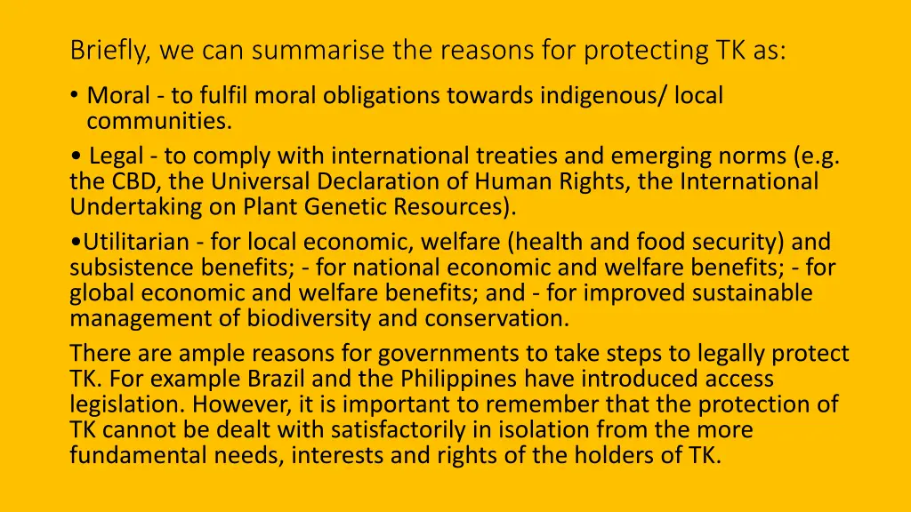 briefly we can summarise the reasons